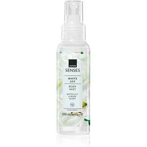 Avon Senses White Lily & Musk osvěžující tělový sprej 100 ml