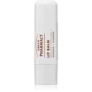 Green Pharmacy Rosehip & Almond Oil balzám na rty 3.6 g
