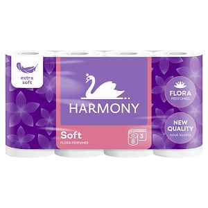 Harmony Toaletní papír Soft Flora Perfumes 3vrstvý, různé druhy 140 m