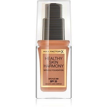 Max Factor Healthy Skin Harmony tekutý make-up SPF 20 odstín 80 Bronze 30 ml