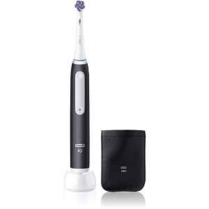 Oral-B iO White Clean elektrický zubní kartáček s pouzdrem na nabíječku Matte Black 1 ks