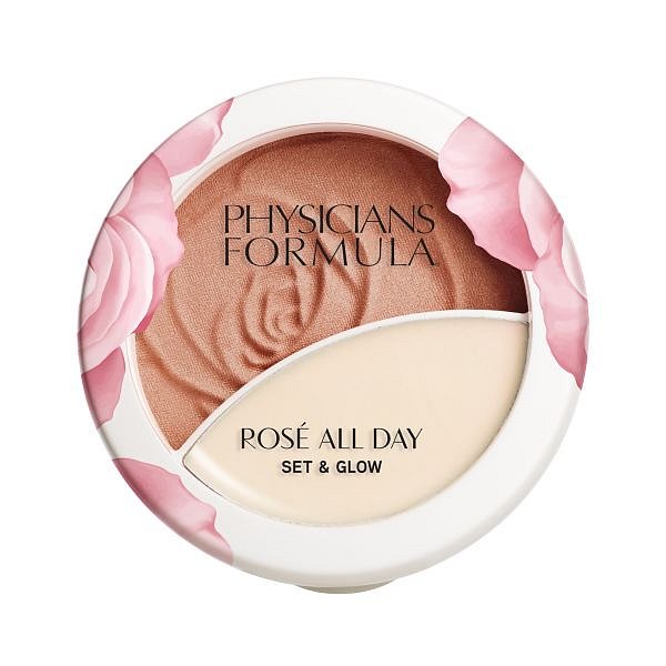 Physicians Formula Rosé All Day Set & Glow Sunlit Glow pudr a balzám 2v1