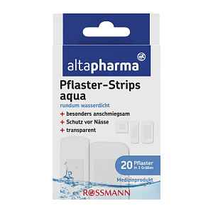 altapharma Náplasti Aqua voděodolné 3 velikosti 20 ks