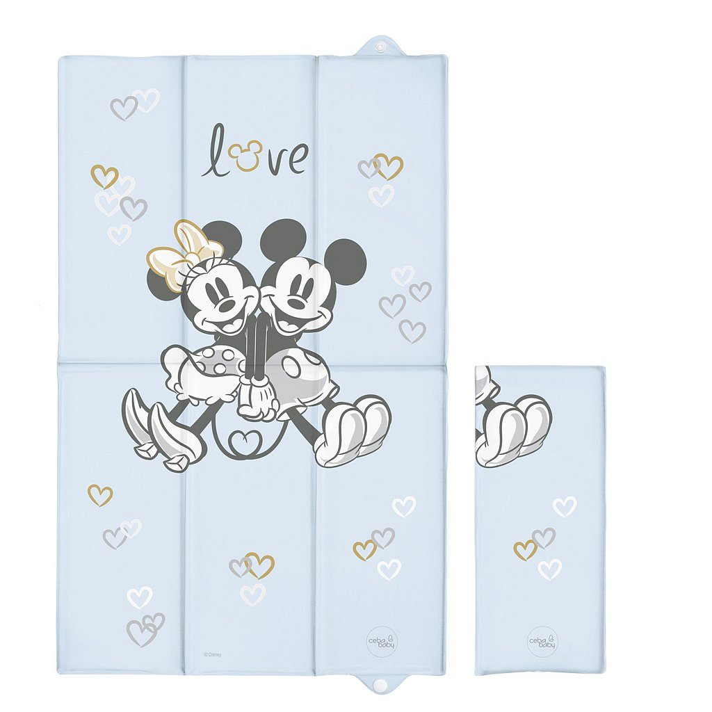 CEBA Podložka přebalovací cestovní 50x80 Disney Minnie & Mickey Blue