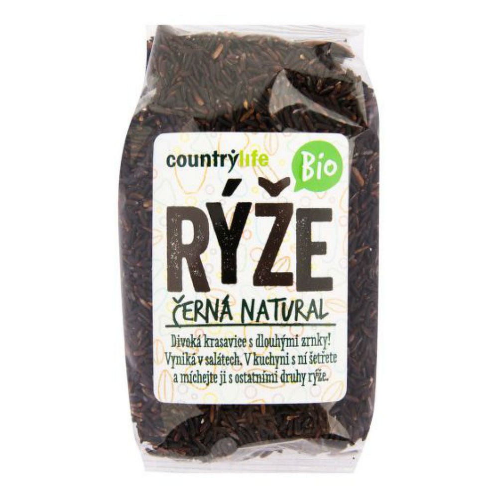 COUNTRY LIFE Rýže černá natural 500 g