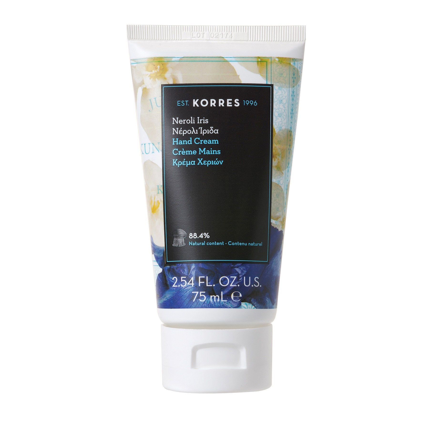Korres Hand Cream Neroli Iris Výživný krém na ruce neroli iris 75ml