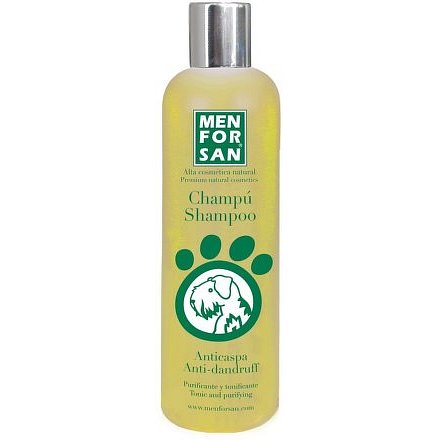 Menforsan Přírodní šampon pro psy proti lupům s citrónem 300ml