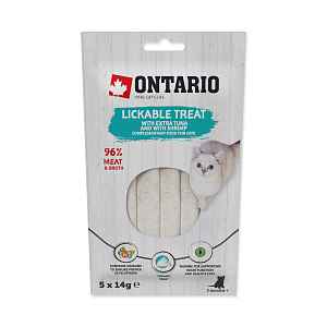 Ontario Pochoutka lízací extra tuňák a krevety 5x14 g