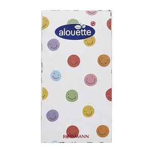 alouette Ubrousky 33x33 cm Smiley 16 ks