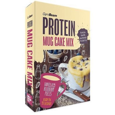 GymBeam Protein Mug Cake Mix 500 g vanilla with blueberry pieces