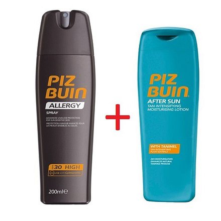 PB SPF30 Allergy Spray 200 ml + PB After Sun  Tan Intensifying Lotion 200ml ZDARMA