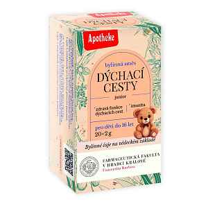 Apotheke Čaj JUNIOR Dýchací cesty Farmaceutická fakulta 20x2g