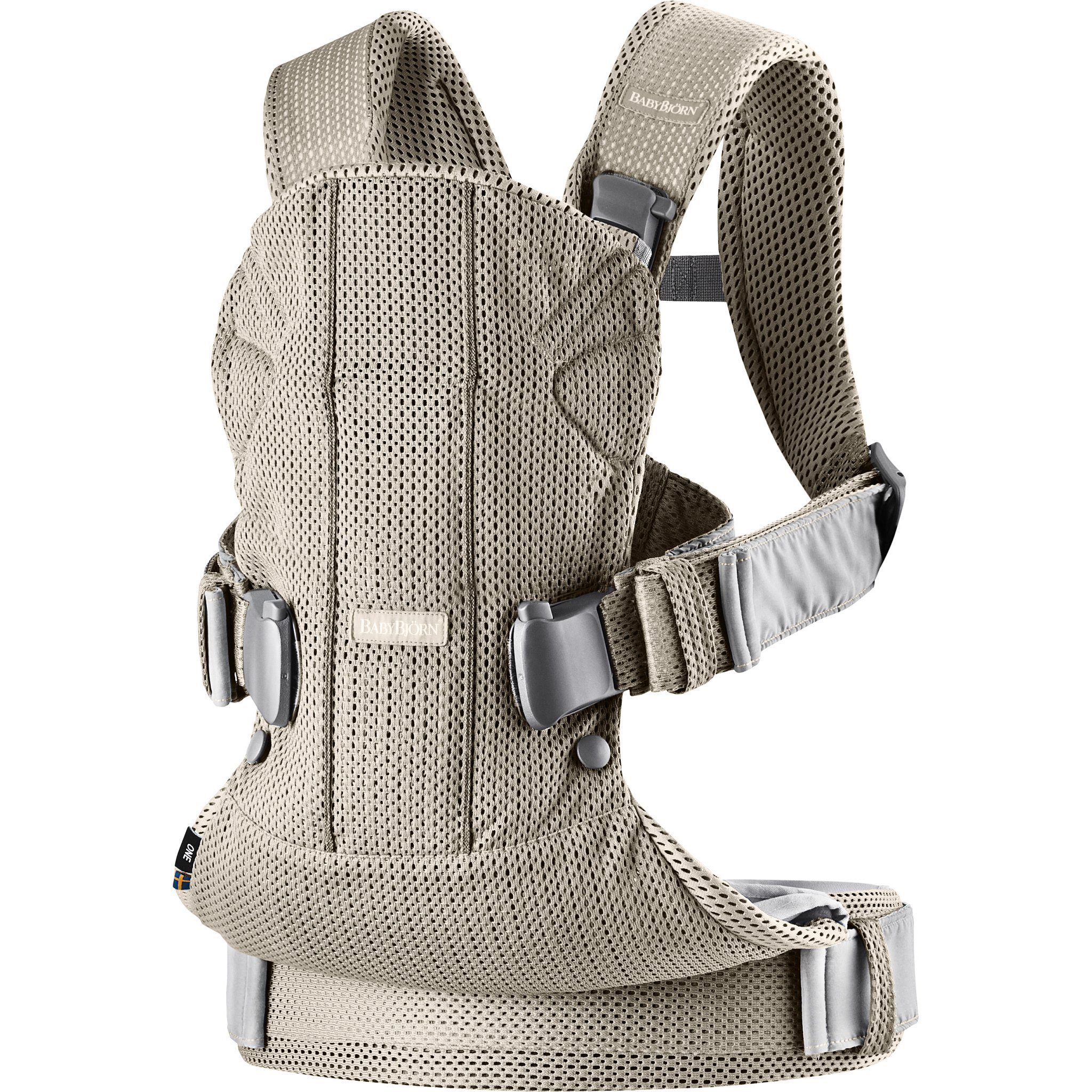 BABYBJÖRN Power Baby Nosítko One 2018 – Greige 3D Mesh