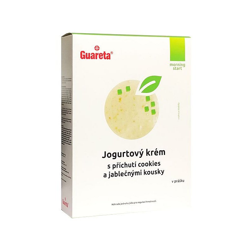 Guareta Morning Start Jogurtový krém s příchutí cookies a jablečnými kousky 3x54 g