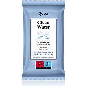 Luba Clean Water Wet Wipes Refreshing vlhčené čisticí ubrousky 15 ks
