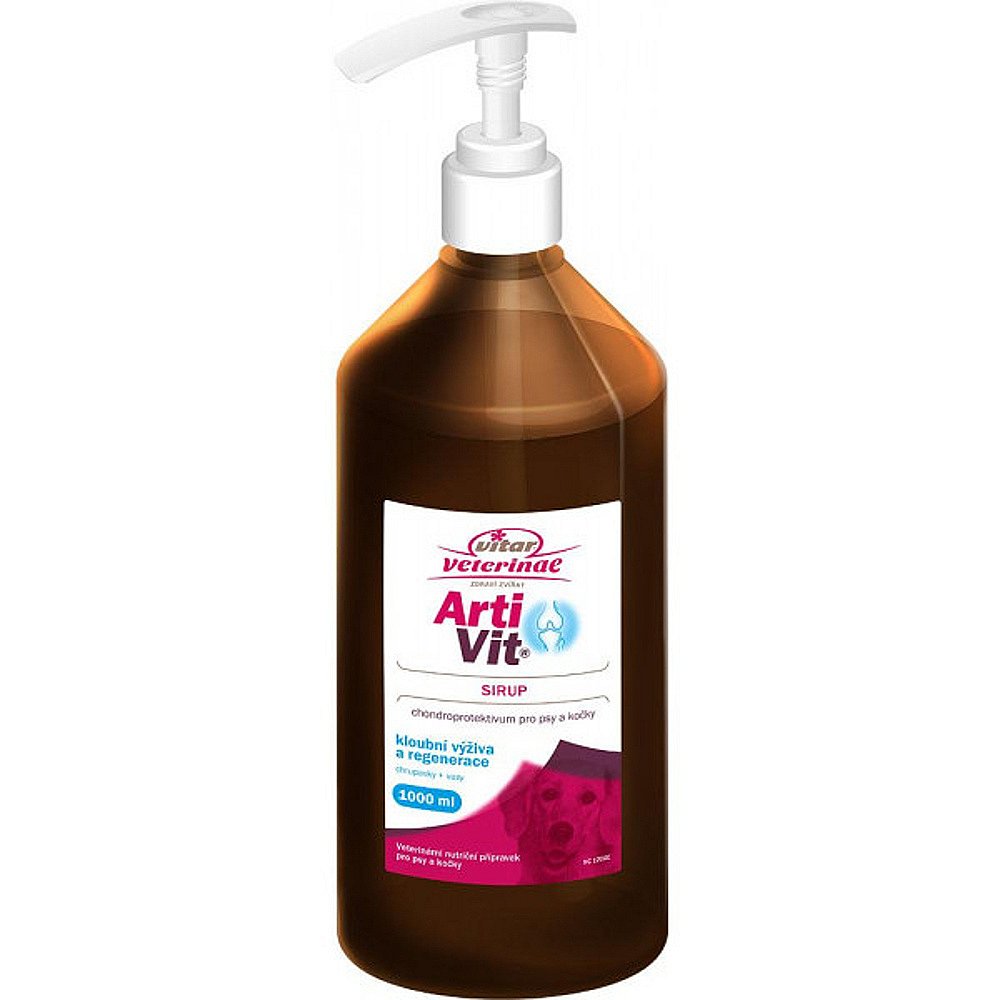 VITAR Veterinae ArtiVit Sirup 1000ml s dávkovačem