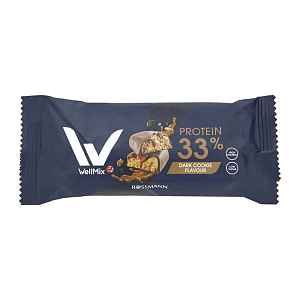 WellMix Proteinová tyčinka s příchutí Dark Cookie 45 g