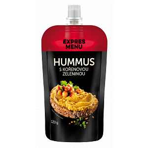 Expres Menu Hummus s kořenovou zeleninou 120 g (1 porce)