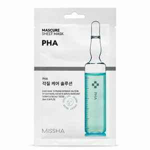 Missha plátýnková maska PHA Sheet Mask 28 ml