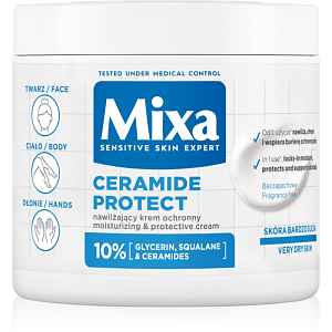 Mixa Ceramide Protect regenerační tělový krém pro citlivou pokožku 400 ml