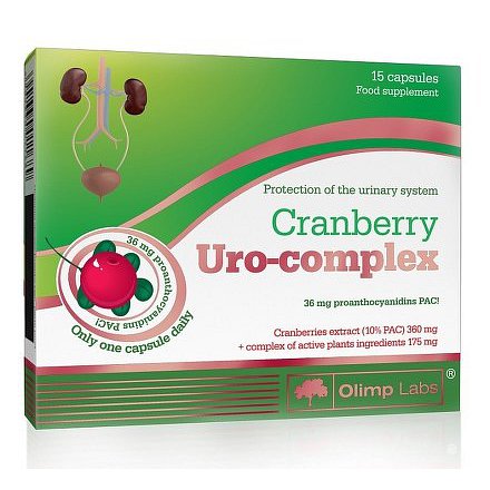 Olimp Cranberry uro complex - brusinka 15 kapslí