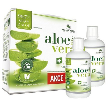 AloeLive šťáva z aloe 99.7% 1000 ml 1+1 ZDARMA