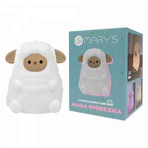 MARY’S LED silikonová noční lampička RGB - ovečka
