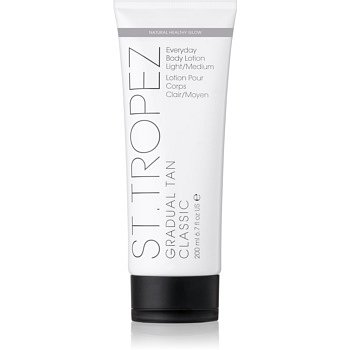 St.Tropez Gradual Tan Classic hydratační tělové mléko pro postupné opálení odstín Light/Medium 200 ml