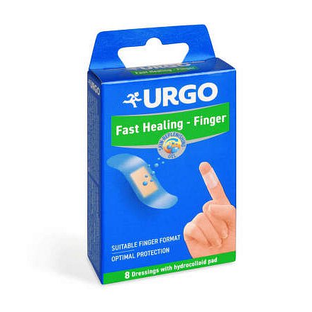 URGO FAST HEALING FINGER na prsty hydrok.nápl.8ks