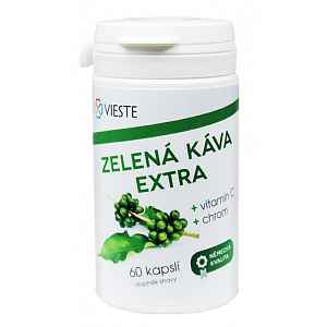 Zelená káva extra s vitaminem C a chromem cps.60