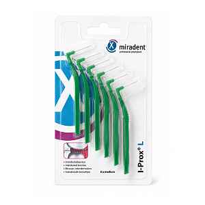 Miradent I-Prox L Medium 0,7 mm mezizubní kartáčky zelené 6 ks