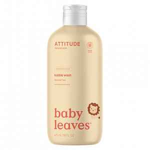 Dětská pěna do koupele ATTITUDE Baby leaves s vůní hruškové šťávy 473 ml