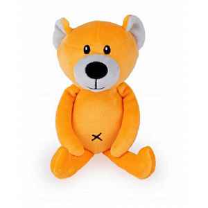 BalibaZoo Dětská plyšová hračka/mazlíček Medvídek 19 cm,  oranžový