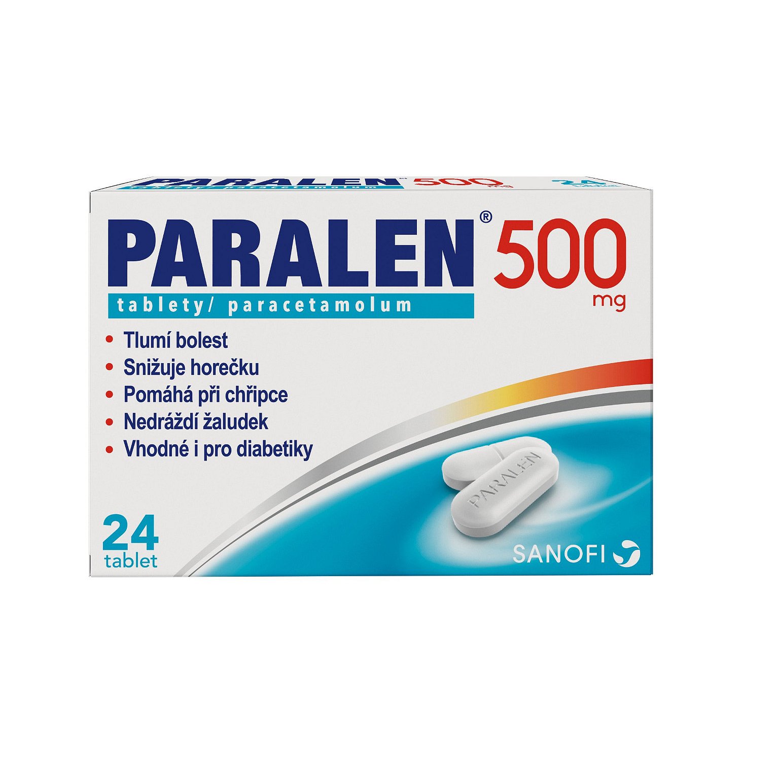 Paralen 500 mg 24 tablet