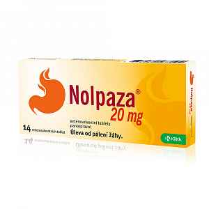 Nolpaza 20 mg perorální tablety Enterosolventní měkká 14 x 20 mg