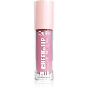 Delia Cosmetics Mix&Match Cheek & Lip Liquid Blush tekutá tvářenka na rty a tváře odstín 04 4 ml