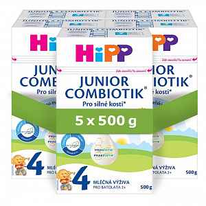 HiPP 4 Combiotik junior mléčná výživa 5 x 500 g