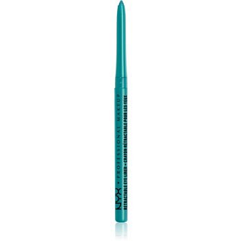 NYX Professional Makeup Retractable Eye Liner krémová tužka na oči odstín 03 Aqua Green 0,34 g