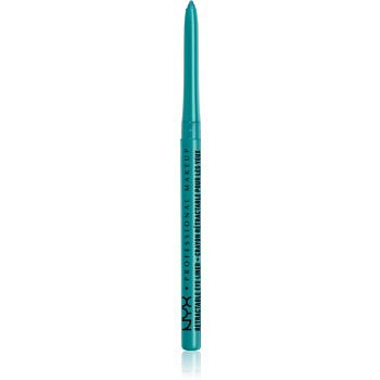 NYX Professional Makeup Retractable Eye Liner krémová tužka na oči odstín 03 Aqua Green 0,34 g