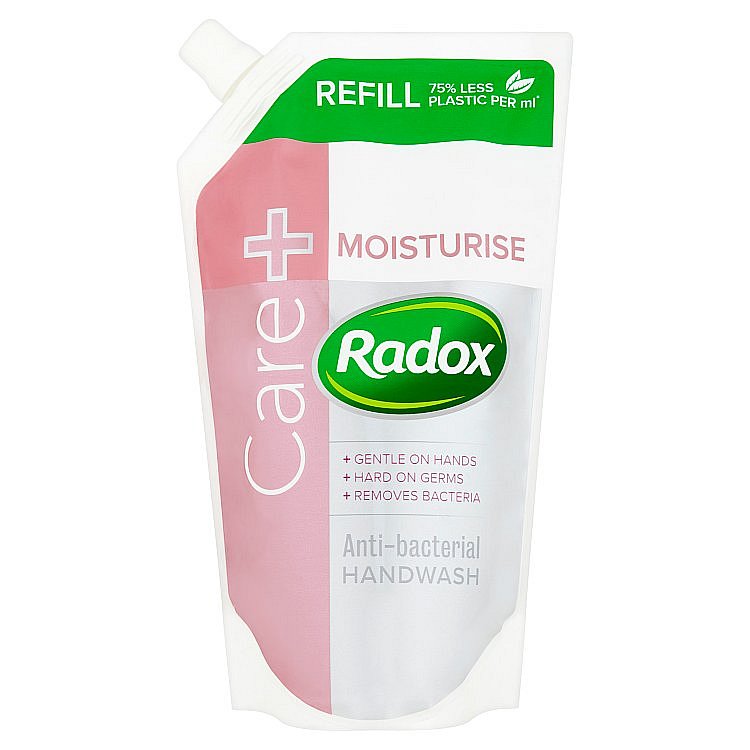 Radox Care + Moisturise tekuté mýdlo náhradní náplň  500 ml
