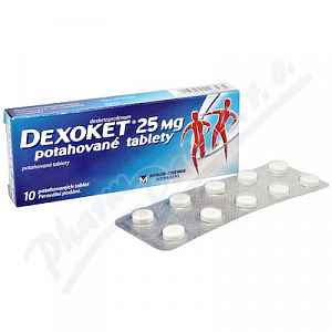 DEXOKET 25mg tbl 10