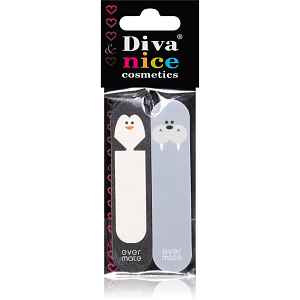 Diva & Nice Cosmetics Accessories jemný pilník a leštička Penguin & Walrus 2 ks
