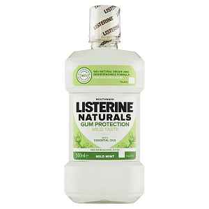 Listerine Naturals Gum Protection Mild Taste ústní voda 500 ml