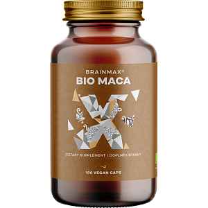 BrainMax BIO Maca, 740 mg, 100 rostlinných kapslí