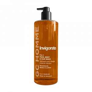 Grace Cole Pánské posilující tělové mýdlo 3v1 Santal, Jantar & Kůže 1 l