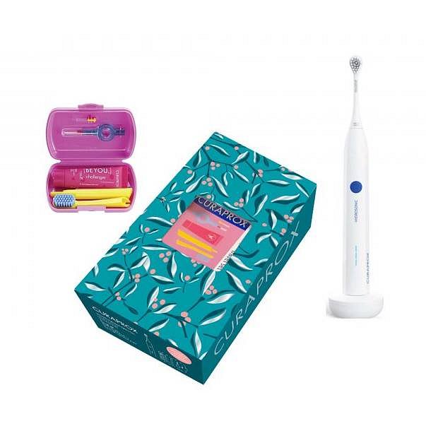 Curaprox Hydrosonic Easy Gift Set 2021 Pink - 100 dní na vrácení zboží