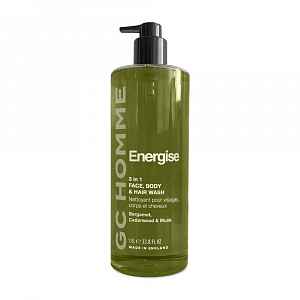 Grace Cole Pánské energizující tělové mýdlo 3v1 Bergamot, Cedr & Mošus 1 l