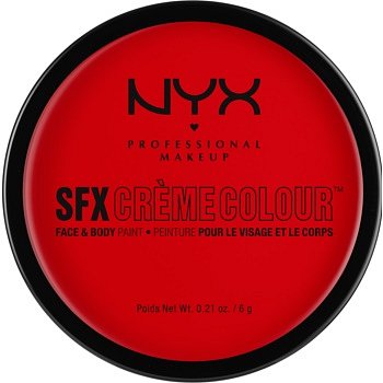 NYX Professional Makeup SFX Creme Colour™ make-up na obličej a tělo odstín 01 Red 6 g