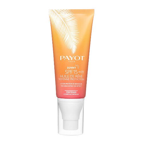 Payot Suchý olej na opalování na tělo a vlasy SPF 15 Sunny  100 ml