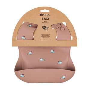 PETITE&MARS Bryndák silikonový Take&Match Blue Helicopters 6m+